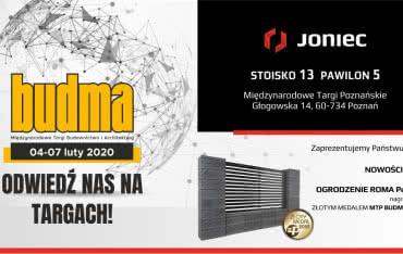 Firma JONIEC® na targach BUDMA 2020
