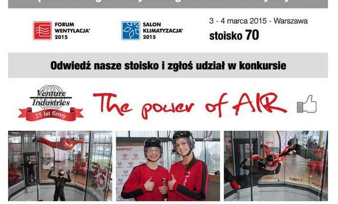 Venture Industries rozpoczyna cykl konkursów The power of AIR - Lubię to