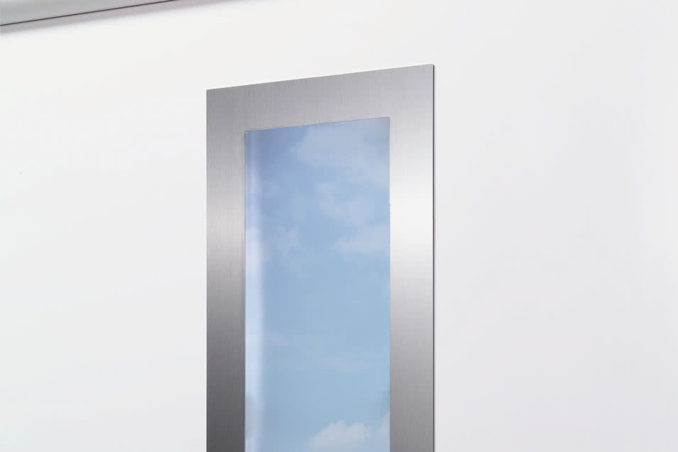 Drzwi wejściowe Thermo65 z przeszkleniem typu "lustro weneckie"
