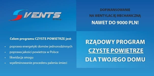 Dofinansowanie do centrali wentylacyjnej Dofinansowanie do centrali wentylacyjnej