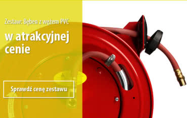Zastaw: Bęben z wężem PVC w atrakcyjnej cenie od Tubes International 