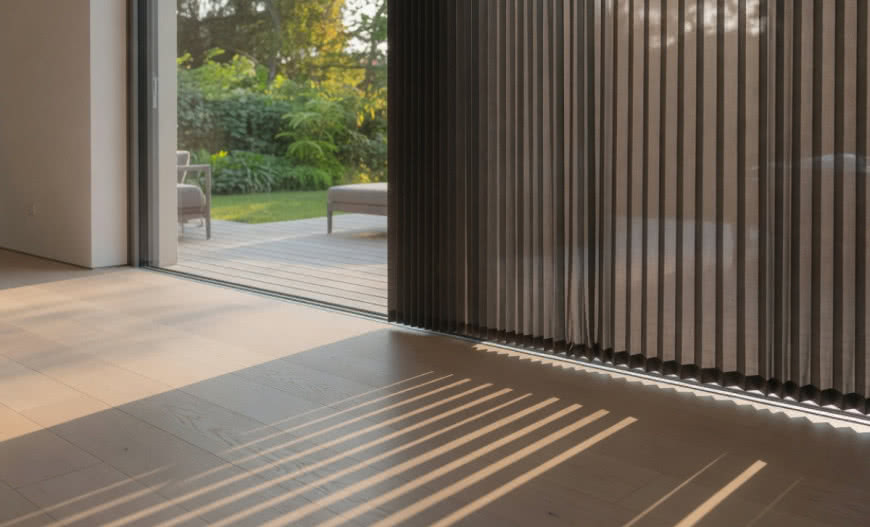 Moskitiera plisowana na okno tarasowe: jak to działa i jak o nią dbać?