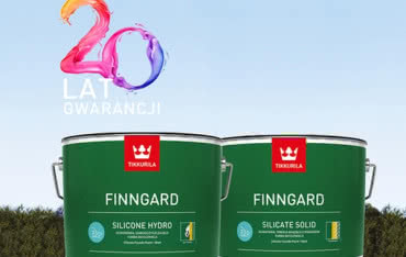 Produkty do fasad mineralnych Tikkurila z 20-letnią gwarancją