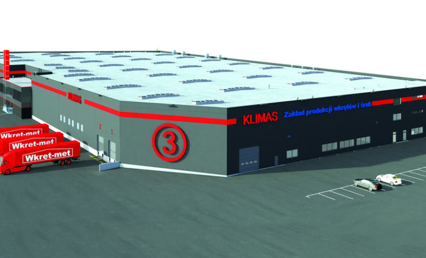 Ruszyła budowa kolejnej hali produkcyjnej Klimas Wkręt-met !