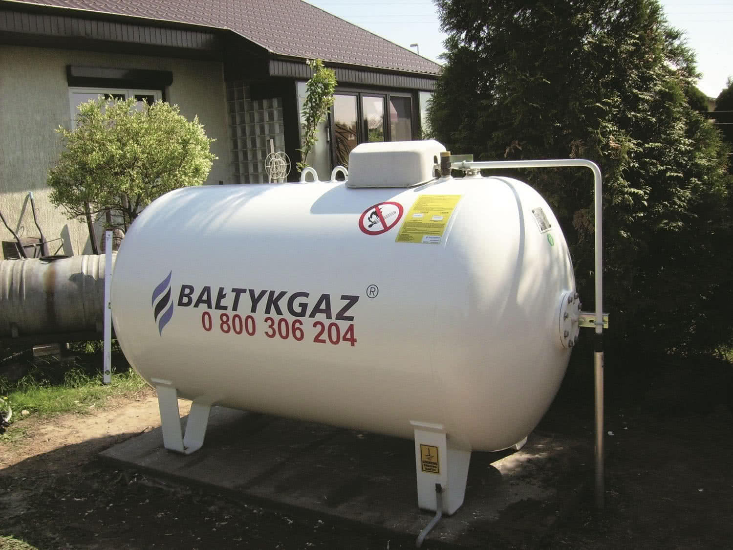 Przydomowy zbiornik na gaz płynny Przydomowy zbiornik na gaz płynny