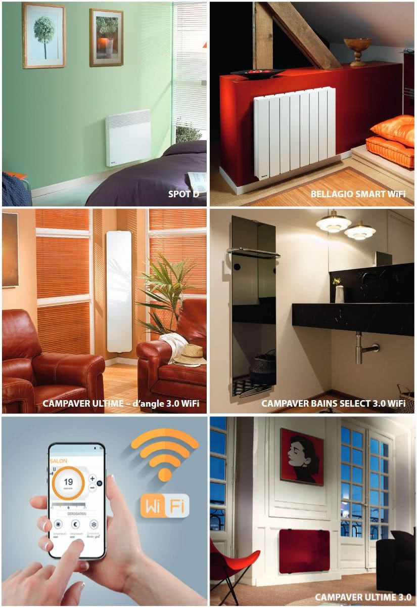 Grzejniki elektryczne sterowane ręcznie lub via WiFi. fot. Bursa Grzejniki elektryczne sterowane ręcznie lub via WiFi. fot. Bursa